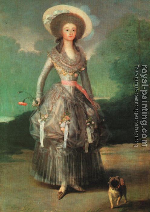 Francisco De Goya : The Marquesa de Pontejos Francisco De Goya : The Marquesa de Pontejos